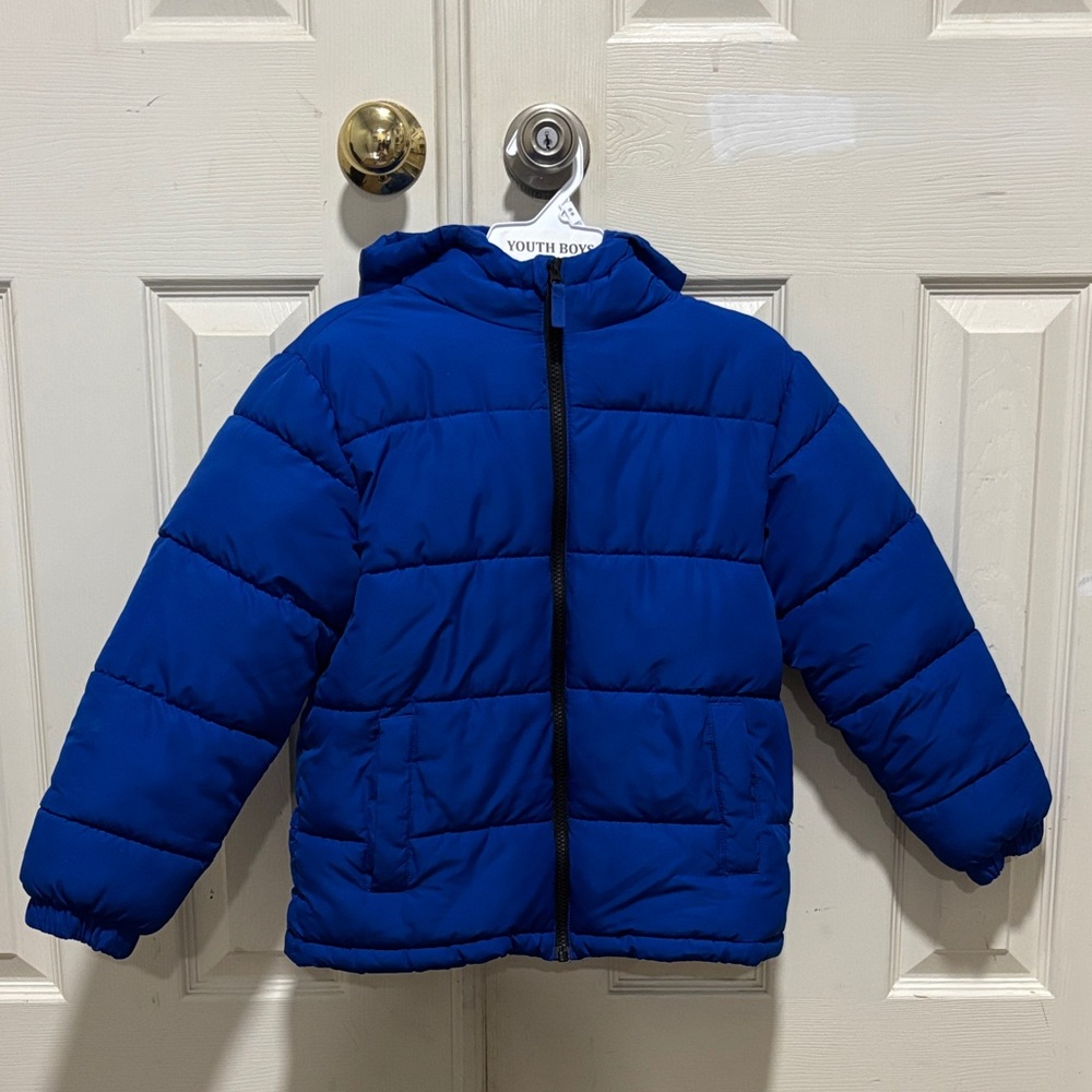 Swiss Tech Kids' Royal Blue Puffer Jacket